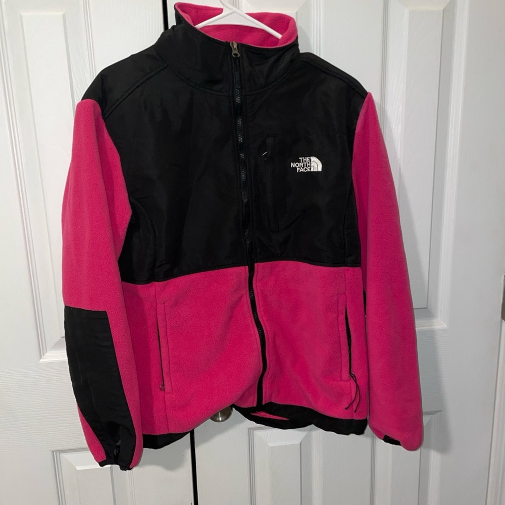 The North Face Black and Pink Outdoor Fleece